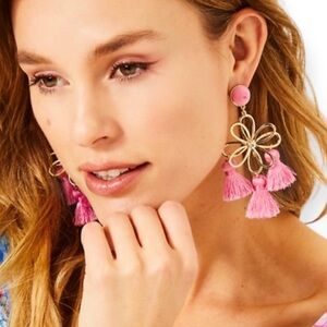 {Lilly Pulitzer} Brand New Come On Clover Earrings